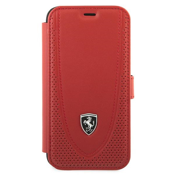Etui FERRARI Apple iPhone 12 Mini Book Off Track Perforated FEOGOFLBKP12SRE Czerwony Case