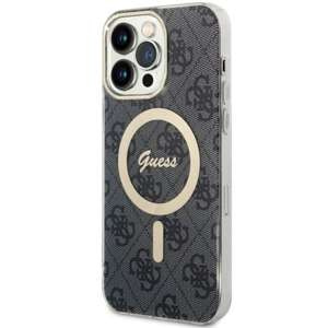 Etui Guess GUHMP14XH4STK iPhone 14 Pro Max 6.7" czarny/black hardcase 4G MagSafe Case