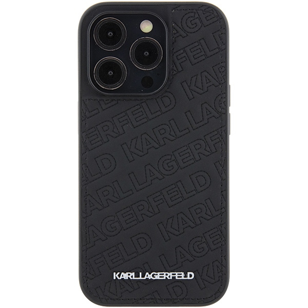 Etui Karl Lagerfeld KLHCP15XPQKPMK iPhone 15 Pro Max 6.7" czarny/black hardcase Quilted K Pattern Case