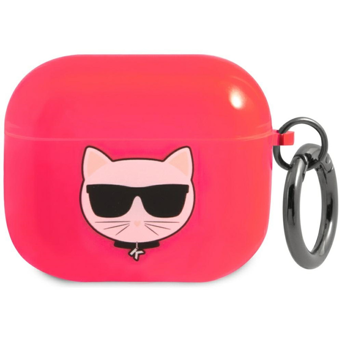 Etui KARL LAGERFELD Apple AirPods 3 Choupette Różowy Case