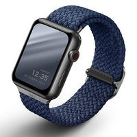 UNIQ pasek Aspen Apple Watch 44/42/45mm Braided niebieski/oxford blue