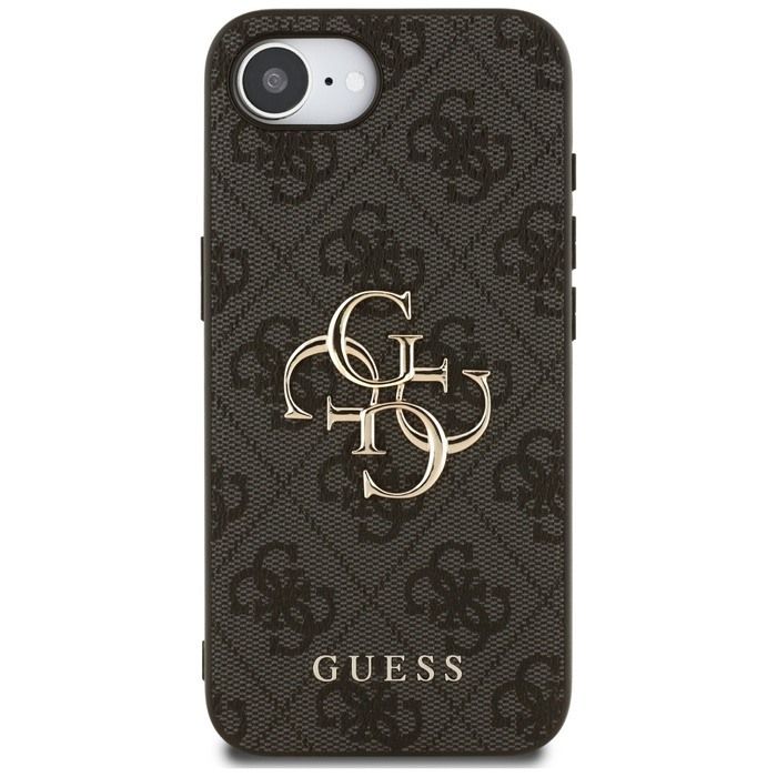 Etui Guess 4G Big Logo do iPhone 16e     czarny