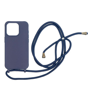 Mobile Origin Lanyard Case, blue - iPhone 15 Pro