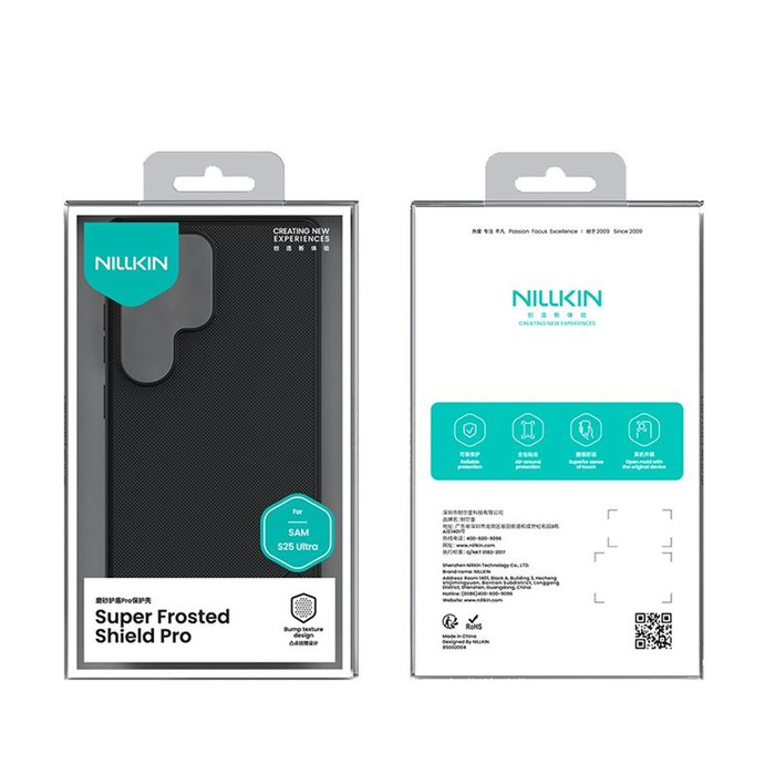 NILLKIN SUPER FROSTED SHIELD PRO SAMSUNG S25 ULTRA, BLACK / CZARNY