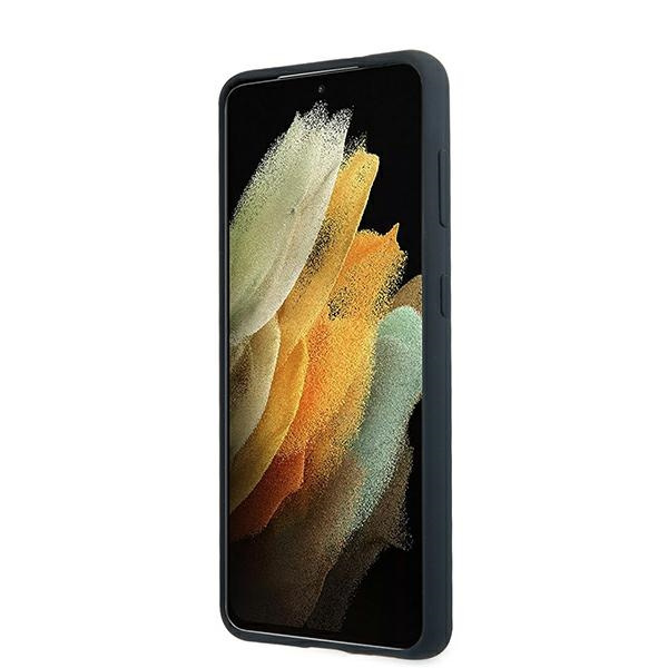 Etui BMW Samsung Galaxy S21 Plus Silicone Signature BMHCS21MSILNA Granatowy Hardcase