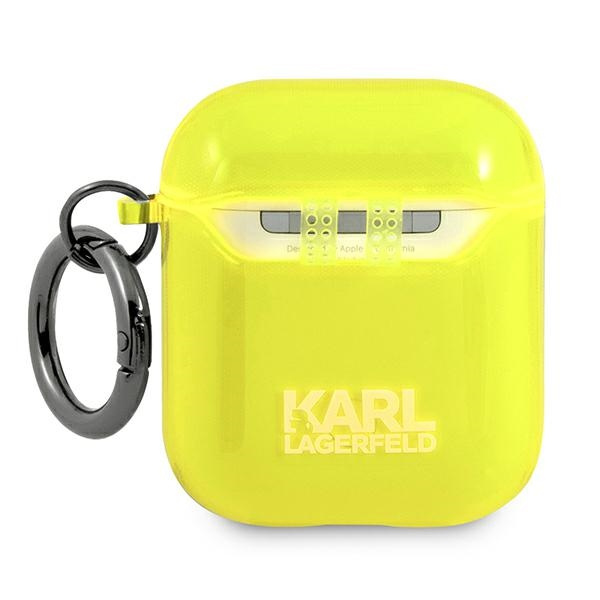 Etui KARL LAGERFELD Apple AirPods Choupette Żółty Case