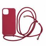 Mobile Origin Lanyard Case, cherry - iPhone 14
