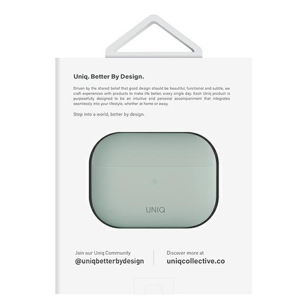 UNIQ etui Lino AirPods Pro 2 gen Silicone miętowy/mint green