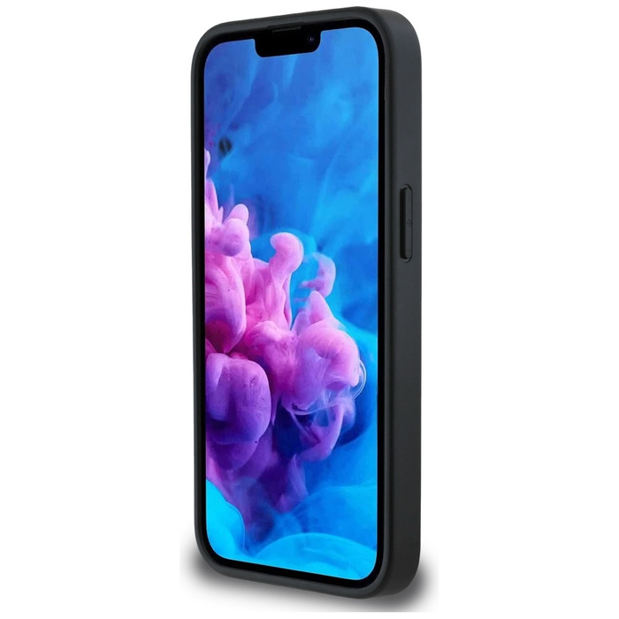 Etui Karl Lagerfeld Fixed Glitter        Karl&Choupette Heads Metal Pin do iPhone 16e czarny