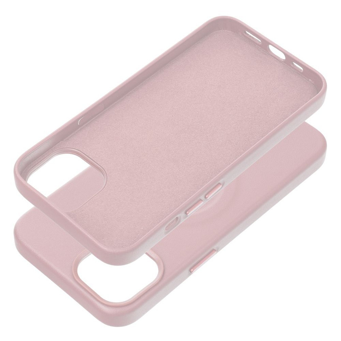 Futerał Roar Leather Mag Case kompatybilny z MagSafe - do iPhone 13 Pro Różowy