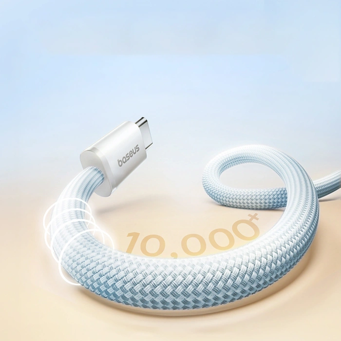 Kabel Baseus Dynamic 4 Pro 100W USB-C - USB-C 1m - niebieski