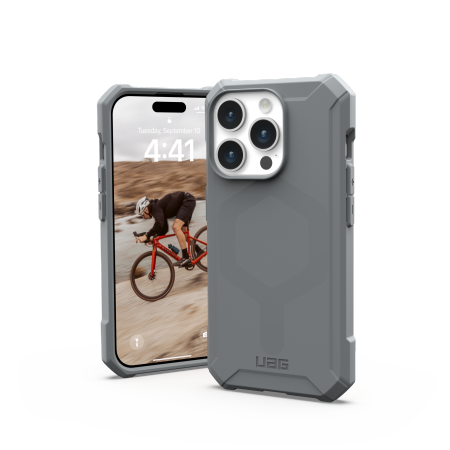 Etui UAG Essential Armor Magsafe - obudowa ochronna do iPhone 15 Pro kompatybilna z MagSafe (silver) Case