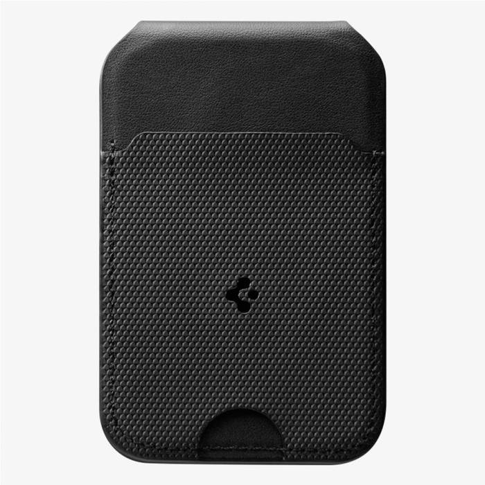 SPIGEN S314-2 SLIM FOLD TRIPOD MAGSAFE UNIVERSAL MAGNETIC CARD HOLDER BLACK