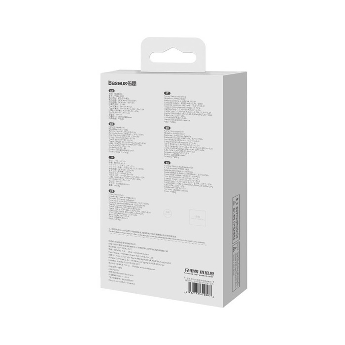 Baseus Bipow Pro powerbank 10000mAh 22.5W + kabel USB 3A 0.3m niebieski (PPBD040003)