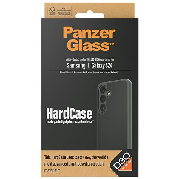 PanzerGlass HardCase Samsung S24 S921 D3O 3xMilitary grade czarny/black 1216