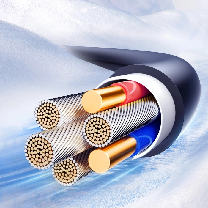 Kabel spiralny Joyroom S-A43 Crystal-Clear Series 30W USB-C - Lightning 1,5m - czarny