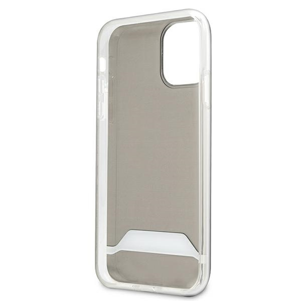 AMG AMHCN61TCBW iPhone 11 6,1" przezroczysty/transparent hardcase Electroplate Black&White