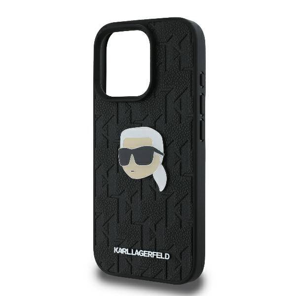 Etui Karl Lagerfeld iPhone 16 Pro Max 6.9" czarny/black hardcase Monogram Karl Head Pin