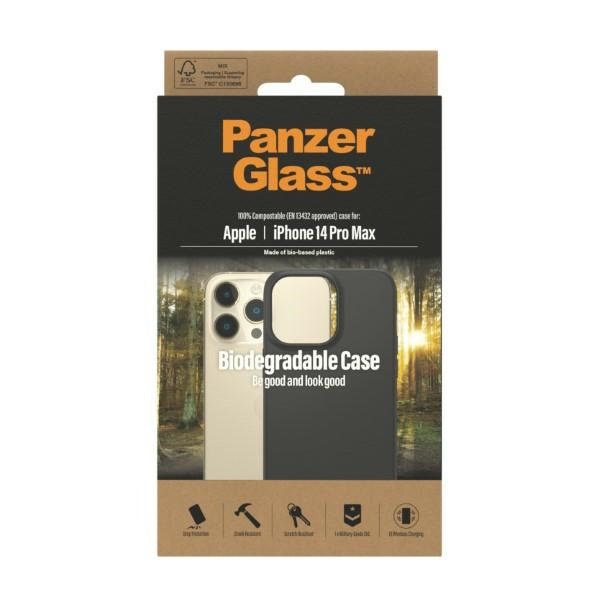 Etui PanzerGlass Biodegradable Case iPhone 14 Pro Max 6,7" czarny/black 0420