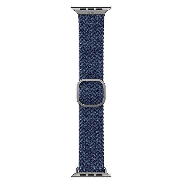 UNIQ pasek Aspen Apple Watch 44/42/45mm Braided niebieski/oxford blue