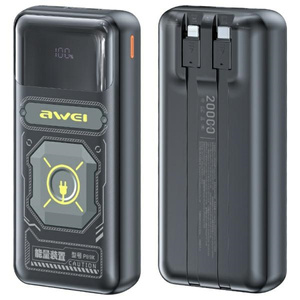 Powerbank AWEI P99K 20000mAh 22.5Wczarny/black