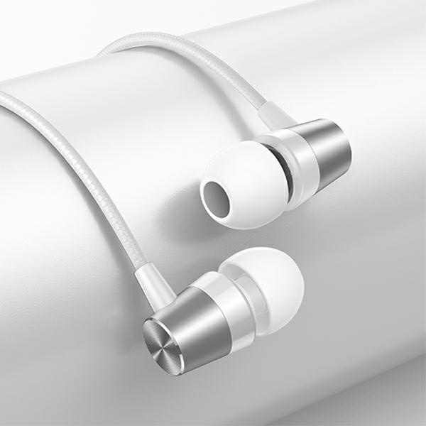 Słuchawki USAMS Jack 3,5 mm Stereo EP-42 SJ475HS02 Biały