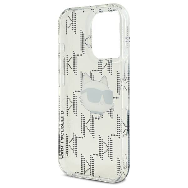 Etui Karl Lagerfeld iPhone 16 Pro Max 6.9" przezroczysty/transparent hardcase IML Choupette Head Electroplated