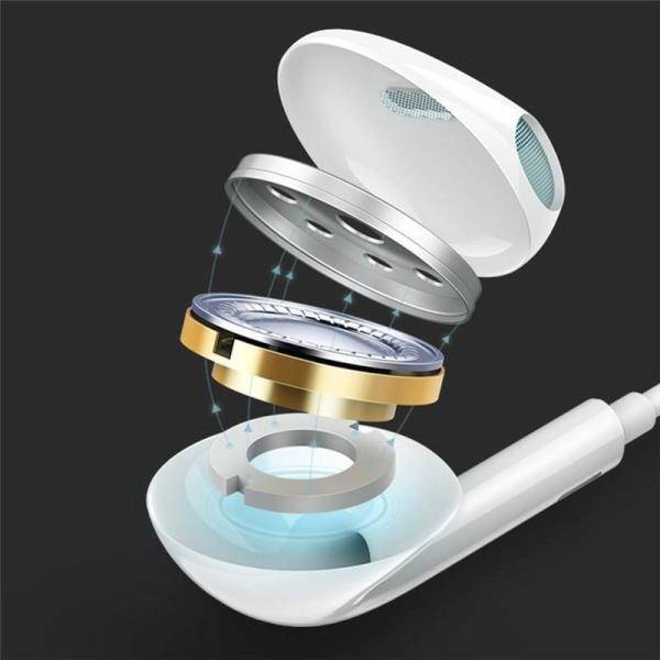 Słuchawki Stereo USAMS Jack 3,5mm Biały