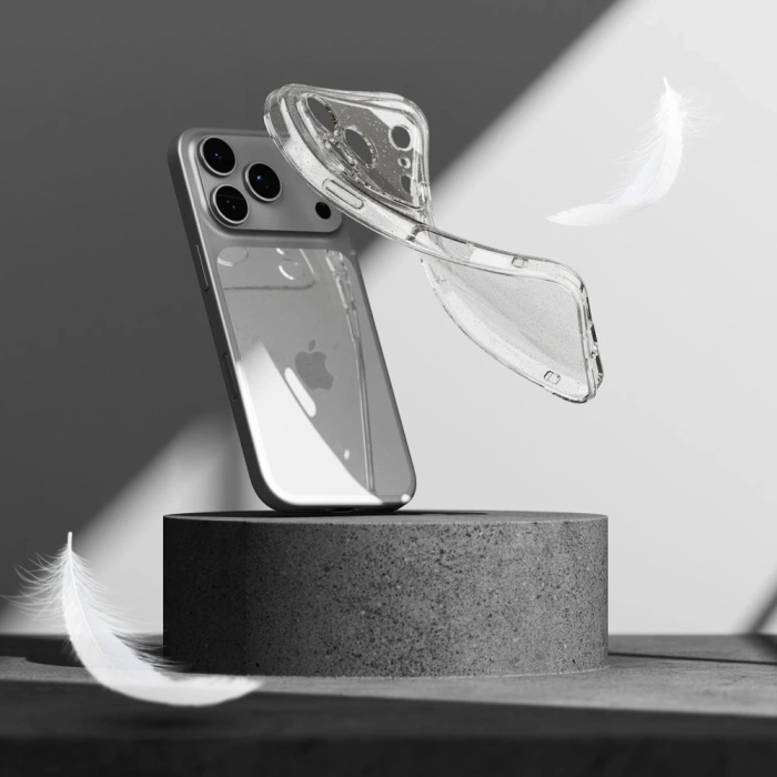 RINGKE AIR IPHONE 17 PRO GLITTER CLEAR
