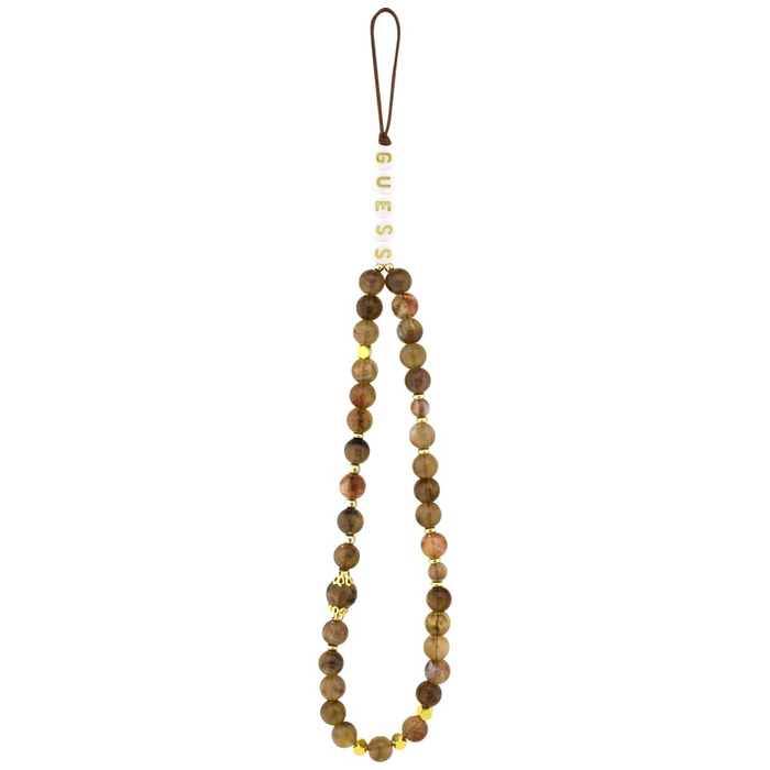 Etui Guess 4G Strap 4G Classic Logo do   iPhone 17 Pro brązowy