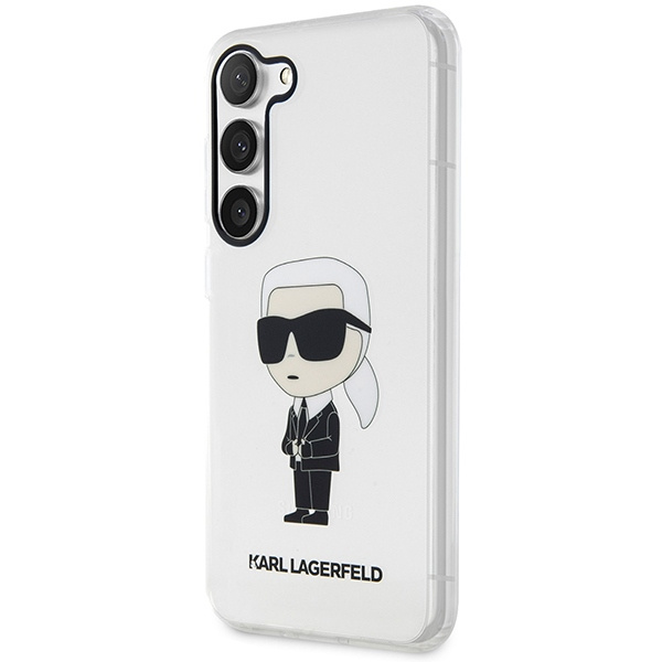 Etui Karl Lagerfeld KLHCS23MHNIKTCT S23 Plus S916 transparent hardcase Ikonik Karl Lagerfeld Case