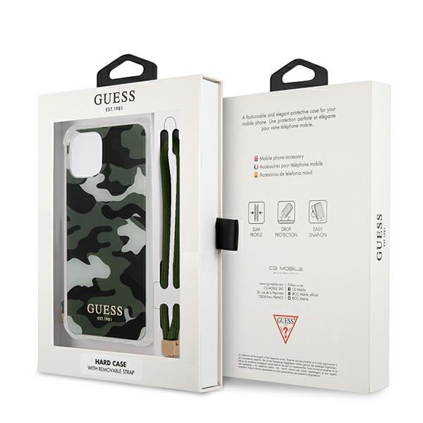 Etui GUESS Apple iPhone 12 Pro Max Camo Collection Khaki Hardcase
