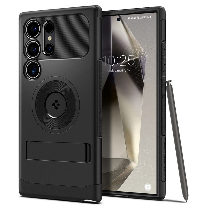 Etui Spigen Slim Armor Magsafe Samsung Galaxy S24 Ultra Black Case