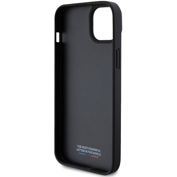 Etui Bmw Bmhcp15s23pupvk Iphone 15 / 14 / 13 6.1" Czarny/black Hardcase Perforated Tricolor Line Case