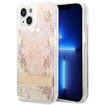 Etui Guess GUHCP14MLFLSD iPhone 14 Plus 6,7" złoty/gold hardcase Paisley Liquid Glitter