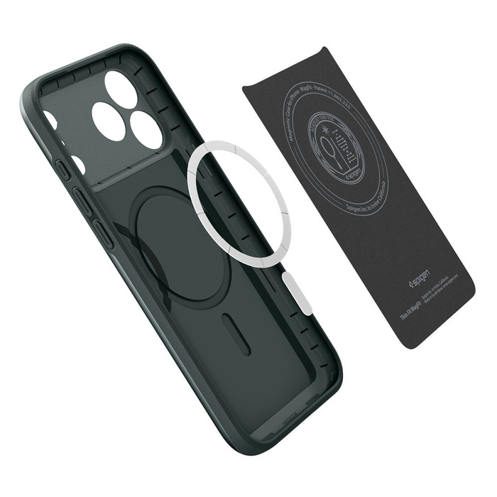 ETUI SPIGEN IPHONE 17 PRO MAX THIN FIT MAG MAGSAFE ABYSS GREEN