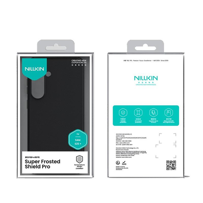 Etui NILLKIN SUPER FROSTED SHIELD PRO SAMSUNG S25+ BLACK / CZARNY