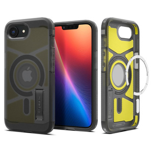 ETUI SPIGEN IPHONE 16E TOUGH ARMOR MAG MAGSAFE FROST BLACK