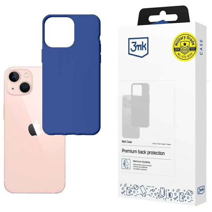 3MK Matt Case iPhone 14 6,1" jagodowy/ blueberry