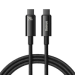 Kabel Baseus CAWJ040101 USB-C - USB-C 240W 480Mb/s 2m - czarno-szary