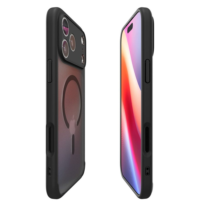 ETUI SPIGEN IPHONE 17 PRO MAX ULTRA HYBRID MAG MAGSAFE FROST BLACK