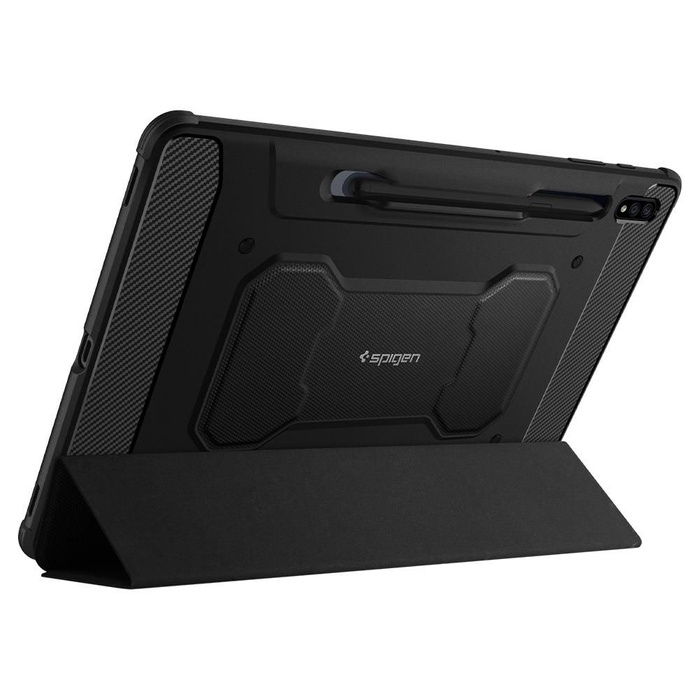 Etui SPIGEN Rugged Armor ”Pro” Galaxy Tab S7+ Plus 12.4 T970/T976 Black Czarne Case