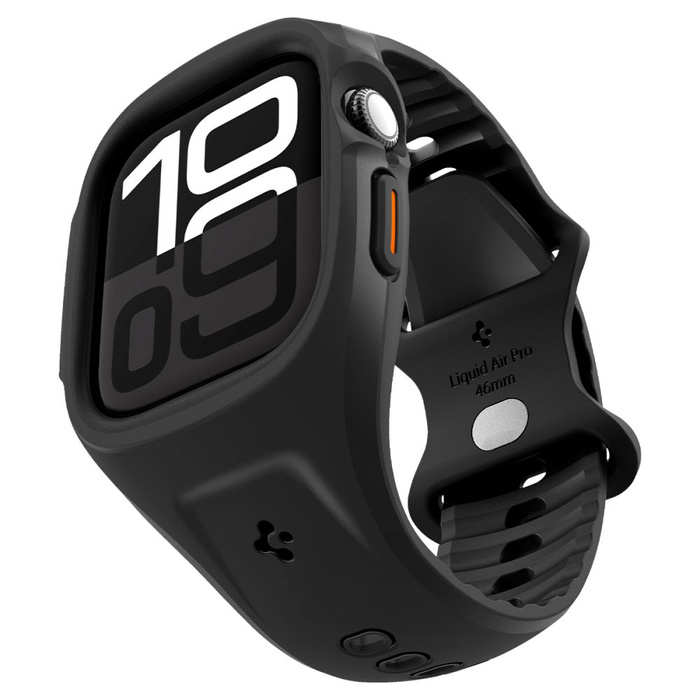 PASEK SPIGEN APPLE WATCH 10 (46 MM) LIQUID AIR PRO MATOWY CZARNY