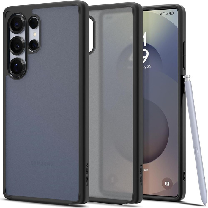 ETUI SPIGEN ULTRA HYBRID SAMSUNG GALAXY S25 ULTRA FROST BLACK