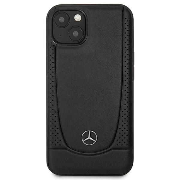 Etui Mercedes iPhone 14 Plus 6,7" czarny/black hardcase Leather Urban