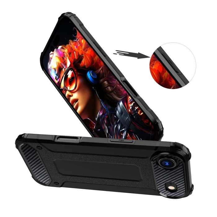 Etui Hybrid Armor iPhone 17 Air Pancerne Czarne