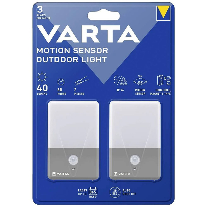 VARTA lampka z czujnikiem ruchu (motion sensor outdoor light) 16634 2 szt