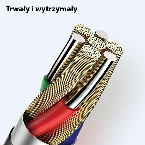 Kabel USAMS Lightning 2A Fast Charge 1m Biały