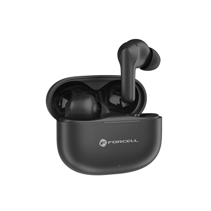 Słuchawki bezprzewodowe douszne Forcell F-Audio TWS Bass Engine ANC + ENC + TUYA APP czarne