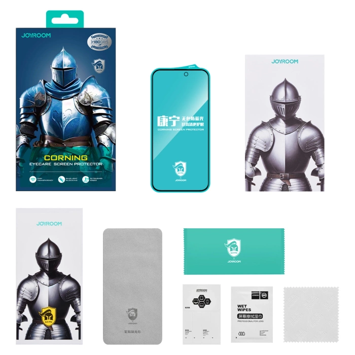 Szkło hartowane Joyroom JR-MKN0313 Corning Eyecare na iPhone 15 Plus/16 Plus